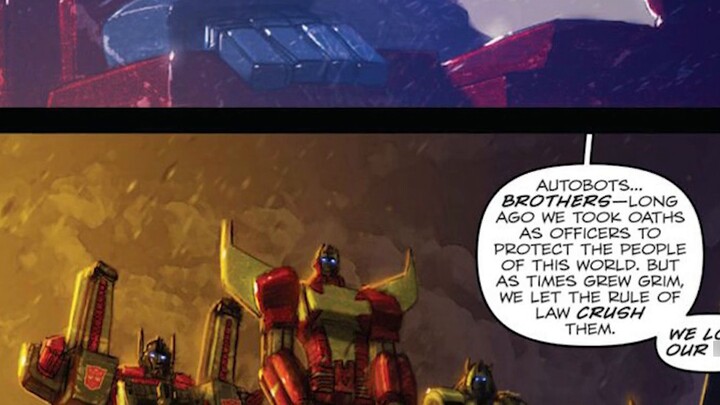 11 [Transformers IDW Comics Series Commentary: Everything Starts from Scratch] "Dictatorship" Chapte