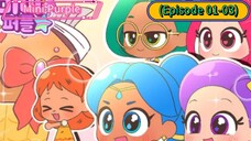 Mini Purple (Episode 01-03) Complaition (7 Minutes)