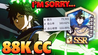 *UPDATED* 88K CC SPIRIT DIVE YUNO IN UPPER PVP IS A MONSTER!!!! | Black Clover Mobile