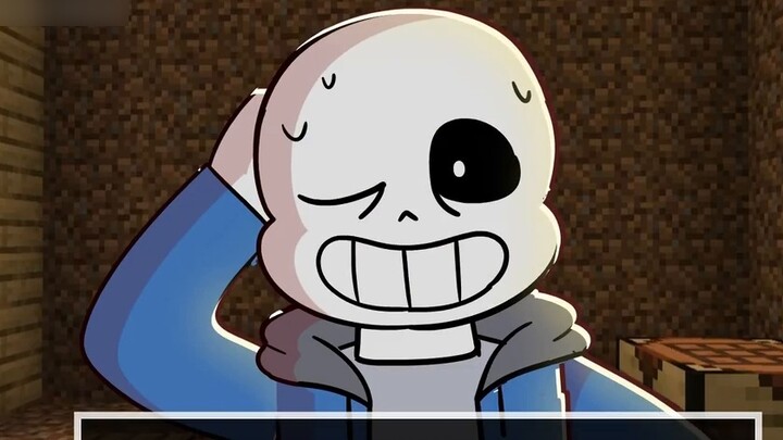 Jika SANS memainkan MINECRAFT [Animasi Undertale dan Minecraft]