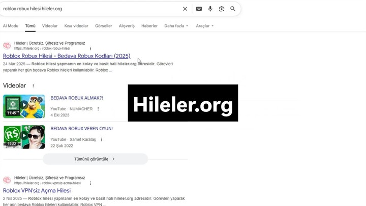 Roblox Robux Hilesi