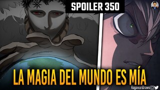 🛑 BLACK CLOVER 350 SPOILER 🛑 | ASTA Y EL PLAN DE LUCIUS: ¡CONTROLAR LA MAGIA DE TODO EL MUNDO!