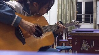 [ดนตรี][ทำใหม่]เล่นกีตาร์เพลง <Alone>|Marshmello