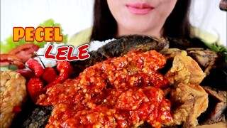 ASMR PECEL LELE LALAPAN PAKE SAMBEL MERCON | ASMR MUKBANG INDONESIA