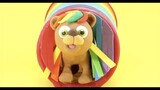 Rainbow magic lion hair - BabyClay animals