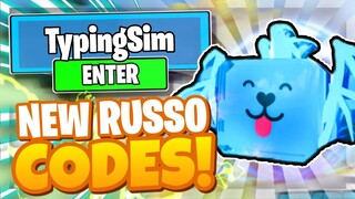 ALL NEW *RUSSO* UPDATE OP CODES! Roblox Typing Simulator