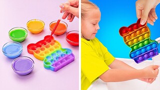 CÁCH LÀM XÀ PHÒNG POP IT || Ý Tưởng Làm Nến Và Xà Phòng