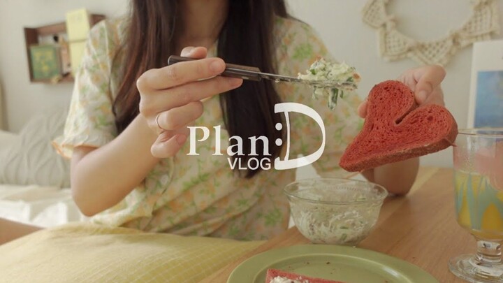 PlanD VLOG | A Solo Dacha Life: Exploring Thrift Stores Alone | Adorable Peach Bread & Braised Beef 