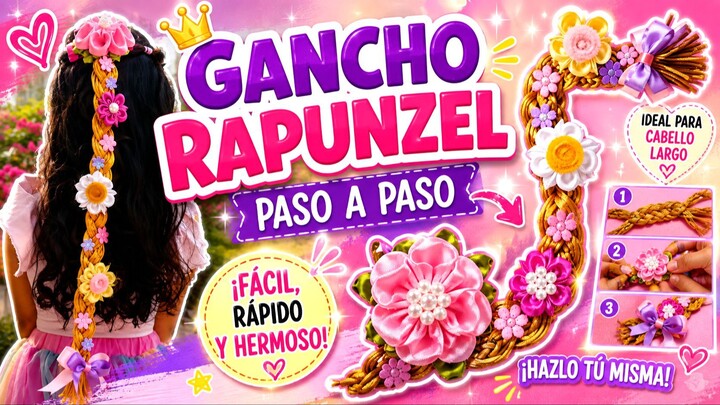 como hacer un lazo de rapunzel