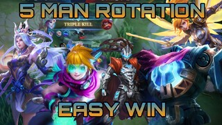 5 MAN RANK | ROAD TO MYTHIC | NEW SEASON GRIND MLBB