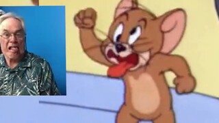 Animator Tom and Jerry membuat ulang adegan terkenal secara langsung! Tom membelah pohon & Jerry men