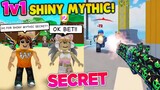 Rematch in Roblox Arsenal for SHINY MYTHIC SECRET PET in Bubble Gum Simulator