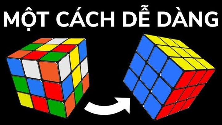 Hướng dẫn cách giải khối Rubik 3x3 nhanh nhất và đơn giản nhất