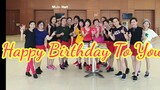 Happy Birthday To You Line dance, ( Birthday Celebration dance)广场舞，Square dance