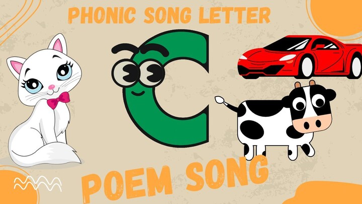 Phonics sound letter Cc song #preschool #kidslearning #alphabet #kidstv #phonics