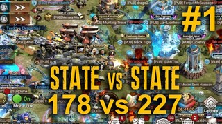 TERROR MUSUH TANPA MENGGUNAKAN PERISAI SVS 178 vs 227 - PART 1 STATE OF SURVIVAL