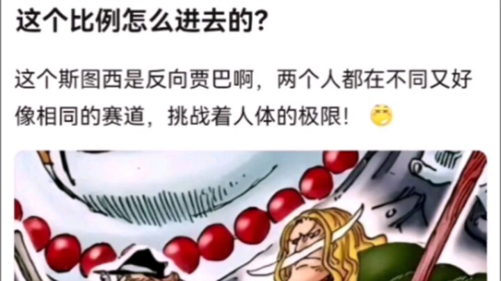 这个比例怎么进去的？。海贼王
