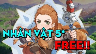 Hướng dẫn nhận FREE Nhân Vật 5 Sao mới - ALOY - Vũ khí 4 sao FREE - Genshin IMPACT x Horizon