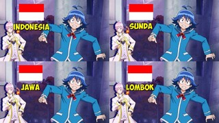 Parody 4 Bahasa || Iruma vs Fajar Sadboy