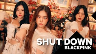 The sister is so cool! BLACKPINK's comeback song "Shut Down" is a powerful cover!