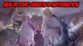 We Got New Re Zero Season 3 Information Today