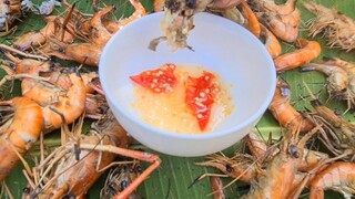 Tôm nướng chấm muối ớt siêu cay | ATCL T9