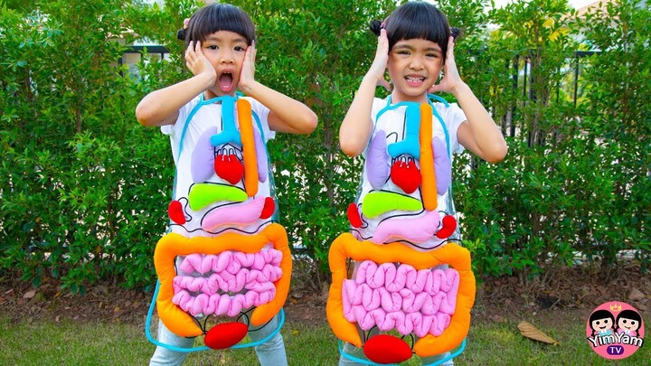 หนูยิ้มหนูแย้ม | ผ้ากันเปื้อนอวัยวะในร่างกาย Kids Activity