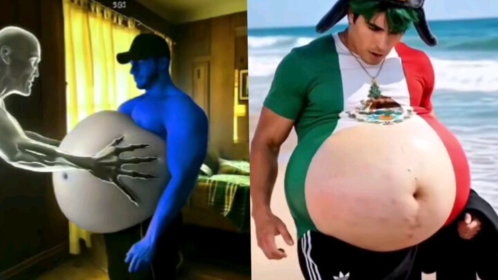 man inflation belly