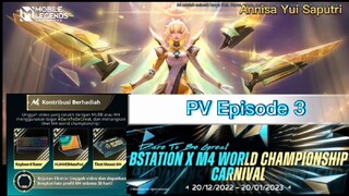 MLBB ESPORT [Bstation x M4 WORLD CHAMPIONSHIP CARNIVAL] tips dan Trik MENANG dari Yui-chan #Pertama