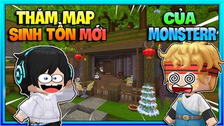 NGÁO QUA THAM QUAN MAP SINH TỒN MỚI CỦA MONSTERR SIÊU HÀI HƯỚC TRONG MINI WORLD