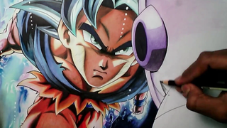 วาดเร็ว - Goku Ultra Instinct!! ( โกคู vs จิเร็น )