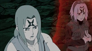 Naruto Episode 87-2 Naruto and Sasuke merge into Sage Mode, Six Paths Obito's domineering side