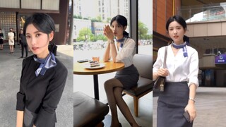 谁能拒绝这样的“制服女神”呀？太爱了！