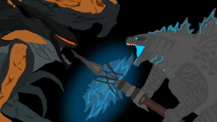 【Original】When Godzilla picked up the dorsal fin battle axe