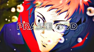 | Jujutsu Kaisen ✖ Kanye West - Praise God (Lyrics) ft. Travis Scott & Baby Keem |