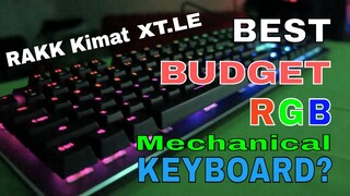 Buy Rakk Kimat XT.LE Best Budget RGB Gaming Mechanical Keyboard under $40 Item LINK in Description