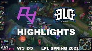 Highlight RA vs BLG All Game LPL Mùa Xuân 2021 | LPL Spring 2021 | Rare Atom vs Bilibili Gaming