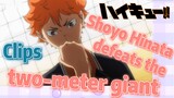 [Haikyuu!!]  Clips | Shoyo Hinata defeats the two-meter giant