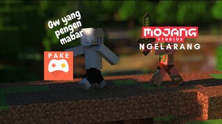 Minecraft tapi mojang ngelarang gw Mabar Minecraft #bestofbest