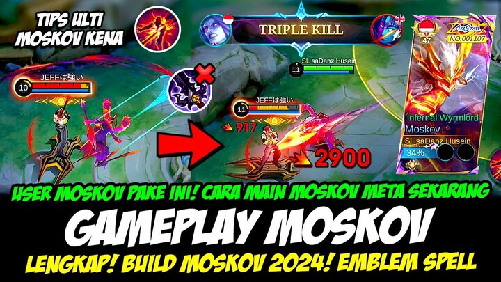 CARA MAIN MOSKOV ALLSTAR SKIN + TIPS ULTI MOSKOV KENA❗BUILD MOSKOV TERSAKIT 2024❗GAMEPLAY MOSKOV