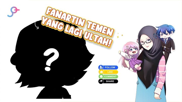 Fanartin Temen yang lagi Ultah - Speedpaint Medibangpaint Indonesia