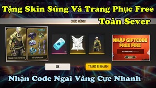 [FREE FIRE] Garena Tặng Trang Phục Và Skin Súng Miễn Phí Toàn Sever - Cách Nhận Code Ngai Vàng Nhanh