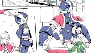 圣诞节的机械兔警官