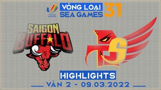 Highlights SKY vs SGB [Ván 2][Vòng Loại SEA Games 31 - Bán Kết 1][09.03.2022]