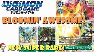 1st Ever BloomLordmon Can Win in 1 Turn! Great New Super Rare! (Digimon TCG News)