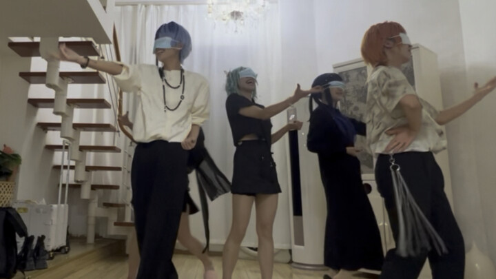 Blindfold challenge—didn't realize I was drunk! I was totally wasted! Laughing so hard my stomach hu