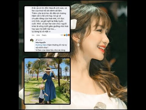 Hòa MinZy Công Khai Con Trai Trên MXH, Thánh comment dạo Hàm Hương mỉa mai, Hòa đáp trả ra sao ??