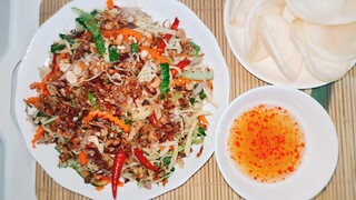 Cách Làm Gỏi Măng Giòn Ngon #Make Bamboo Shoot Salad With Pork Meat#Món Ngon Đãi Tiệc #HVMD#t42
