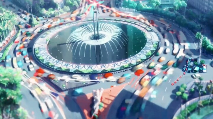 ⁉️BUNDARAN HI JAKARTA ADA DI ANIME?!!!!