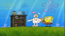 spongebob bahasa indonesia : menjaga rumah sandy (2/4)
